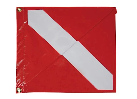 Taylor Made DIVER DOWN FLAG RED VINYL 13X15